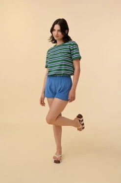 Howlin'Wonder Terry Shorts - Summer Blue -AGOLDE Shop Howlin Wonder Terry Shorts Summer Blue 20230601032603