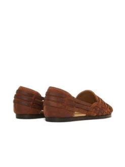 HudsonRaffi Leather Woven Sandal - Tan -AGOLDE Shop Hudson Raffi Leather Woven Sandal in Tan 20230411133653 3