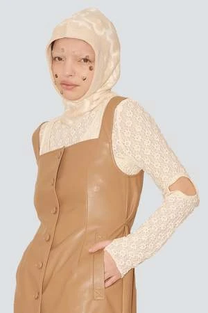 ZimoIvory Floral Jacquard Balaclava - Multi 4 ZimoIvory Floral Jacquard Balaclava - Multi - Image 2