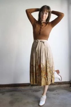 VintageJungle Sunset Skirt - Print