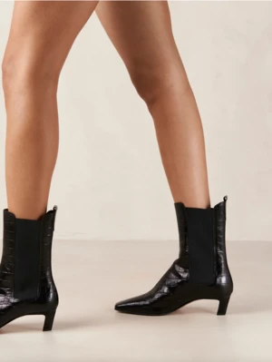 AlohasKaleo Alli Leather Ankle Boots - Black 5 AlohasKaleo Alli Leather Ankle Boots - Black - Image 3