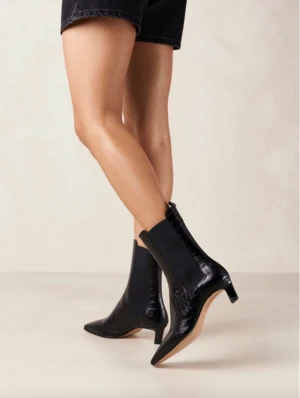 AlohasKaleo Alli Leather Ankle Boots - Black 6 AlohasKaleo Alli Leather Ankle Boots - Black - Image 4