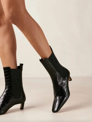 AlohasKaleo Alli Leather Ankle Boots - Black 7 AlohasKaleo Alli Leather Ankle Boots - Black - Image 5