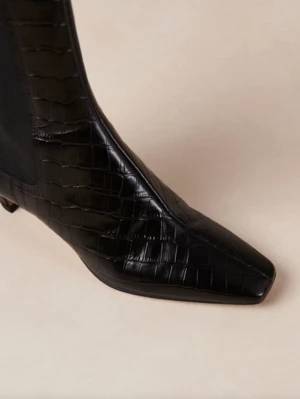 AlohasKaleo Alli Leather Ankle Boots - Black 9 AlohasKaleo Alli Leather Ankle Boots - Black - Image 7