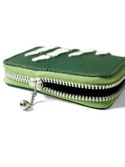 KapitalTHUMB-UP BONE HAND ZIP Mini Wallet - Green -AGOLDE Shop Kapital THUMB UP BONE HAND ZIP Mini Wallet Green 20231017212430 1