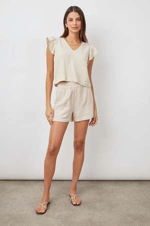 RailsLeighton Short - Flax 3 RailsLeighton Short - Flax