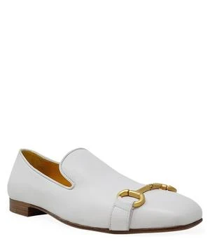 Madison Beverly HillsMADISON MAISON SQUARE TOE LOAFER - WHT/GLD 4 Madison Beverly HillsMADISON MAISON SQUARE TOE LOAFER - WHT/GLD - Image 2