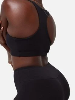 MATE The Labelthe Label Organic Stretch Sports Bra - Black -AGOLDE Shop MATE the Label Organic Stretch Sports Bra in Black 20230219030552 1