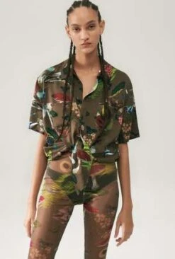 Silk LaundryMesh Leggings - Magic Mushroom Dark Earth -AGOLDE Shop MESH LEGGINGS MAGIC MUSHROOM DARK EARTH 20230804113814 1