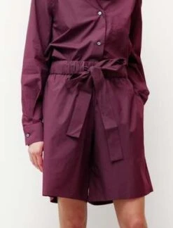 Studio NicholsonMai Cotton Shorts - Oxblood -AGOLDE Shop Mai Cotton Shorts Oxblood 20220604003352 2