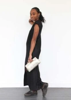 Il BisonteManuela Clutch Bag - Metalic Platinum -AGOLDE Shop Manuela Clutch Bag 20231101211542 3