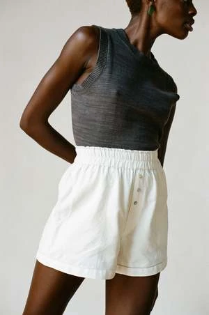 Maria StanleyJuju Organic + Earth Dyed Short - Bone 3 Maria StanleyJuju Organic + Earth Dyed Short - Bone