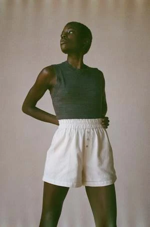 Maria StanleyJuju Organic + Earth Dyed Short - Bone 6 Maria StanleyJuju Organic + Earth Dyed Short - Bone - Image 4