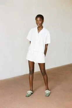 Maria StanleyJuju Organic + Earth Dyed Short - Bone 14 Maria StanleyJuju Organic + Earth Dyed Short - Bone -AGOLDE Shop Maria Stanley Juju Organic Earth Dyed Short Bone 20230531223046 2