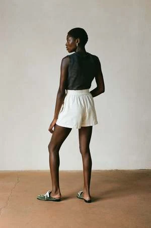 Maria StanleyJuju Organic + Earth Dyed Short - Bone 5 Maria StanleyJuju Organic + Earth Dyed Short - Bone - Image 3