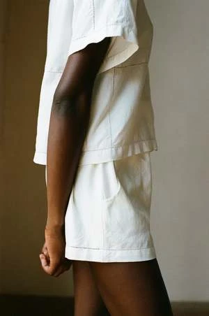 Maria StanleyJuju Organic + Earth Dyed Short - Bone 9 Maria StanleyJuju Organic + Earth Dyed Short - Bone - Image 7