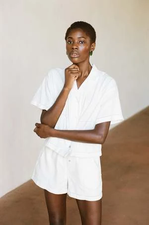 Maria StanleyJuju Organic + Earth Dyed Short - Bone 8 Maria StanleyJuju Organic + Earth Dyed Short - Bone - Image 6