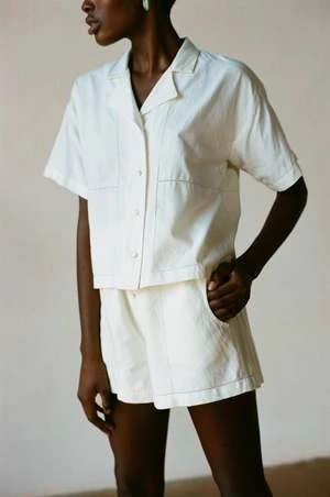 Maria StanleyJuju Organic + Earth Dyed Short - Bone 10 Maria StanleyJuju Organic + Earth Dyed Short - Bone - Image 8