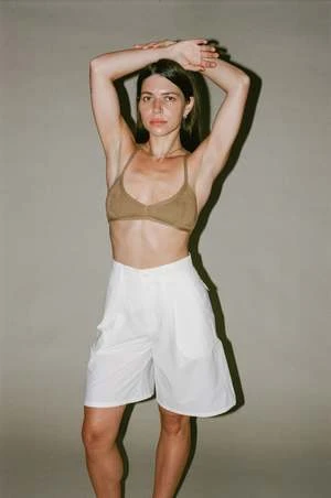 Maryam Nassir ZadehLulu Shorts - Hielo 6 Maryam Nassir ZadehLulu Shorts - Hielo - Image 4