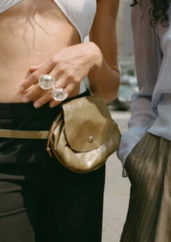 Maryam Nassir ZadehScribble Pouch - Olive Brown