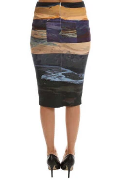 Alexander McQueenColor Block Skirt - Grey/Blue -AGOLDE Shop McQ Alexander McQueen Color Block Skirt 20220811104524 2