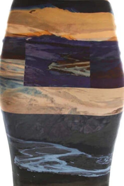 Alexander McQueenColor Block Skirt - Grey/Blue -AGOLDE Shop McQ Alexander McQueen Color Block Skirt 20220811104525