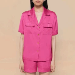 Montserrat New YorkThe Short Set Top - Fuchsia