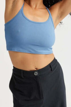 Richer PoorerNIGHT KNIT BRA TOP - BLUE HORIZON