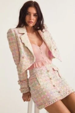 LoveShackFancyNate Skirt - Pink Dream -AGOLDE Shop Nate Skirt Pink Dream 20230417175314 1