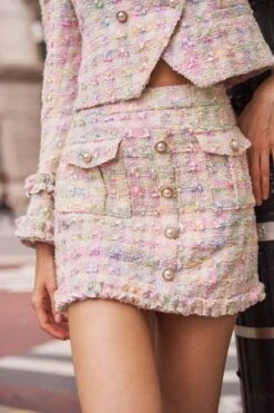 LoveShackFancyNate Skirt - Pink Dream -AGOLDE Shop Nate Skirt Pink Dream 20230417175316 3