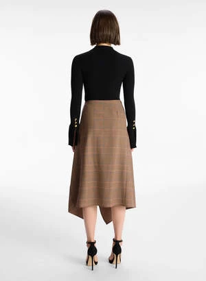 A.L.C.Navy Midi Skirt - Sable 7 A.L.C.Navy Midi Skirt - Sable - Image 5