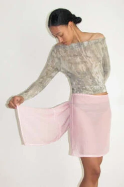Paloma WoolNelly Skirt - Pink -AGOLDE Shop Nelly Skirt in Pink 20230330212313 2