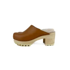No.6Liza Clog On Mid Tread - Palomino/Bone