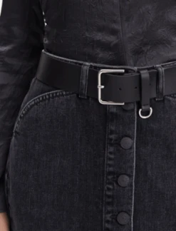 SAMSØE SAMSØE Samsøe & SamsøeSamsoe Norma Denim Mini Skirt - Black -AGOLDE Shop Norma Denim Mini Skirt 20221110064932 2