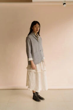 Runaway BicycleRUNAWAY BICYCLE POPPY SKIRT - WHITE