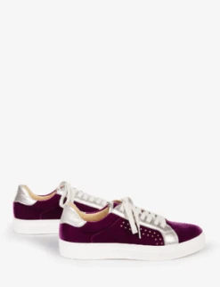 PENELOPE CHILVERSPardise Velvet Trainers Sneakers - Bouganvillea Silver 11 PENELOPE CHILVERSPardise Velvet Trainers Sneakers - Bouganvillea Silver -AGOLDE Shop Penelope Chilvers Pardise Velvet Trainers Bouganvillea Silver 20231005034943 3