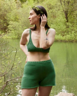 The Knotty OnesPieva Cotton Bralette - Fern Green 14 The Knotty OnesPieva Cotton Bralette - Fern Green -AGOLDE Shop Pieva Fern Green Cotton Bralette 20230412180329