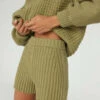 The Knotty OnesPilnatis Cotton Shorts - Olive -AGOLDE Shop Pilnatis Cotton Shorts Olive 20230227232653
