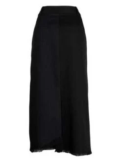 AGOLDE Shop -AGOLDE Shop Pinstripe Skirt in Navy 20231006173213 1