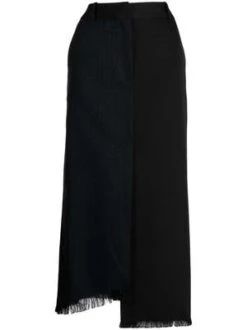 AGOLDE Shop 15 RohePinstripe Skirt - Navy