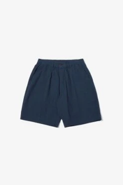 Universal WorksPleated Track Short - Navy