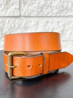 PrefontaineLEATHER BELT - BROWN