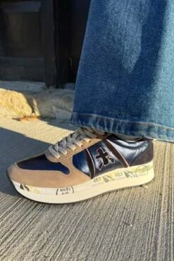 PremiataPremiata Tris Sneakers - Brown -AGOLDE Shop Premiata Tris 6051 Sneakers 20221103054849