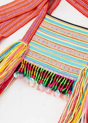 ATMUnisex ATM RAINBOW Handmade Crochet BAG - Multi 11 ATMUnisex ATM RAINBOW Handmade Crochet BAG - Multi - Image 9