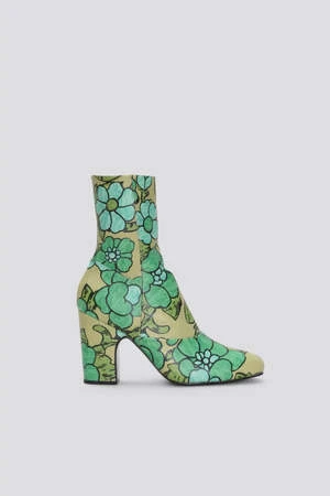 Rachel ComeySaco Boot - Green Floral 8 Rachel ComeySaco Boot - Green Floral - Image 6