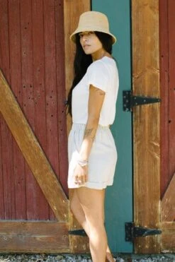 Rachel PallyLinen Sandy Short - Natural 7 Rachel PallyLinen Sandy Short - Natural -AGOLDE Shop Rachel Pally Linen Sandy Short Natural 20210412222526