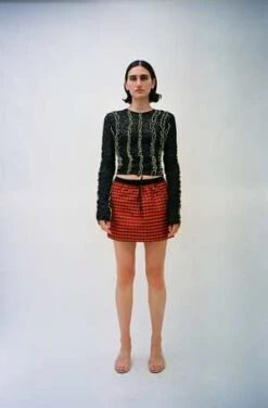 Coming Of AgeCheck Mini Skirt - Red