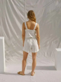 Sugar Candy MountainRogue River Short - Ivory -AGOLDE Shop Rogue River Short Ivory 20220513181014 1