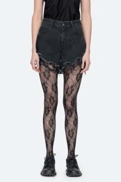 Sea New YorkJamie Shorts - Black/White -AGOLDE Shop Sea NY Jamie Shorts Black White 20230412150250