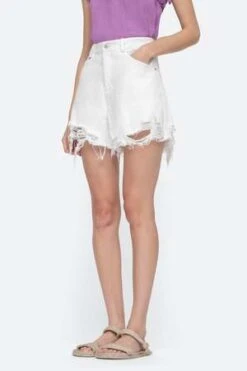 Sea New YorkJamie Shorts - Black/White -AGOLDE Shop Sea NY Jamie Shorts Black White 20230412150255